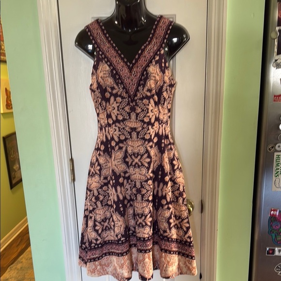 Maeve Dresses & Skirts - Anthropologie Maeve Purple Soft Corduroy Cotton Court Royal V-Neck Dress Size 0